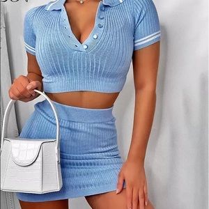 Baby Blue - 2 Piece Matching Set